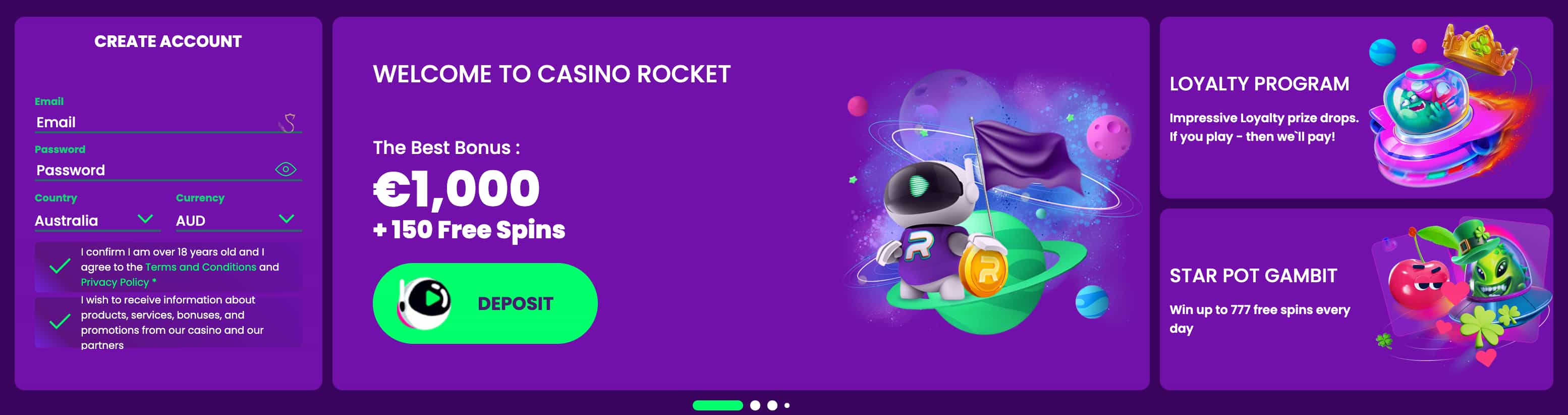 Rocket Casino Login